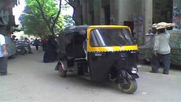ضبط سائق توك توك