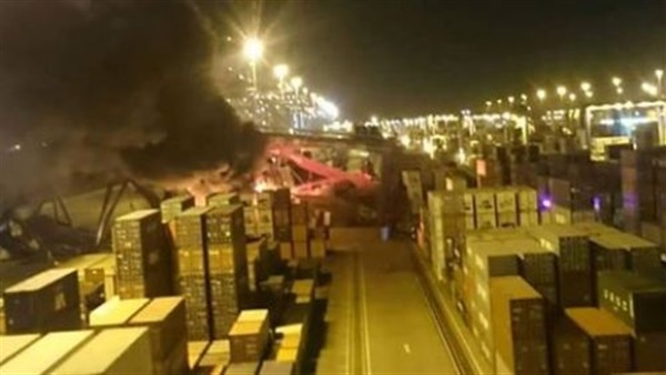 إصابة عاملين فى حادث