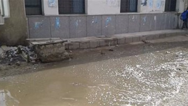 غرق الشوارع بمياه