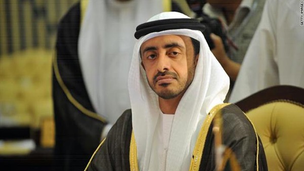 وزير الخارجية الإماراتى