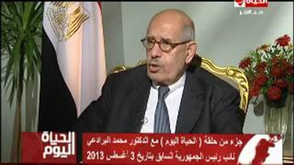 البرادعي ينفي تقدمه