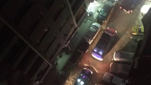 عربات الشرطة في الشارع