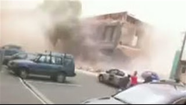 لحظة وقوع زلزال بنيوزيلندا
