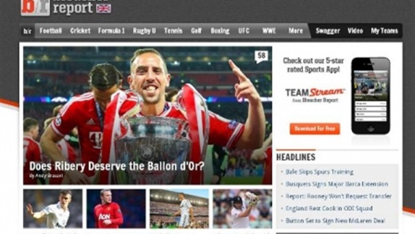 موقع Bleacher Report