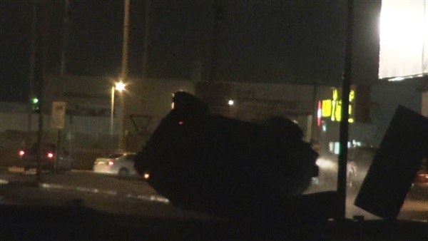 انقلاب مدرعة شرطة