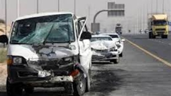 حادث تصادم على الطريق