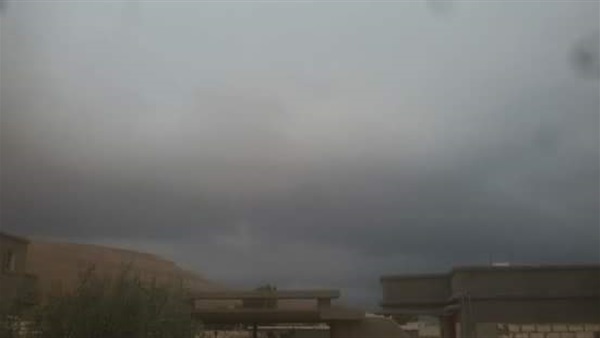 أمطار رعدية غزيرة