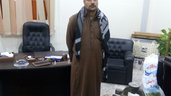 المتهم والمضبوطات