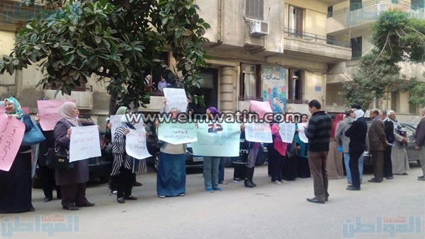 وقفة احتجاجية لمنتدبي