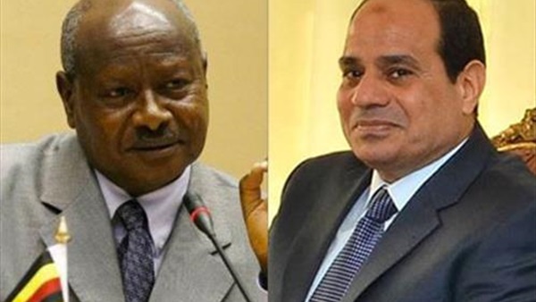 السيسي والرئيس الأوغندي