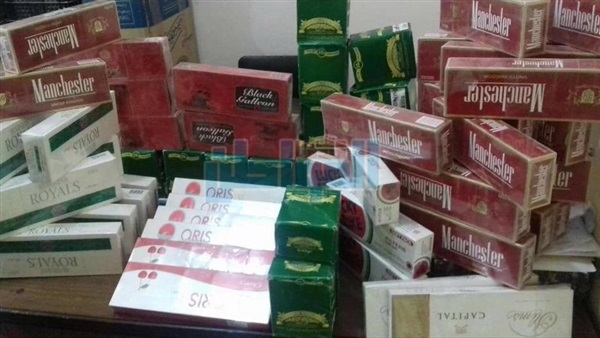 علب السجائر المهربة
