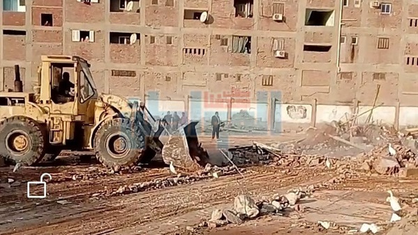 ازالة التعديات بحلوان