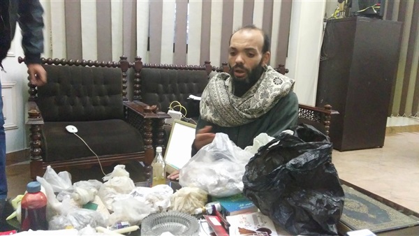 المتهم والمضبوطات