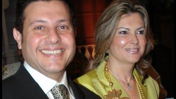 هاني شاكر وزوجته