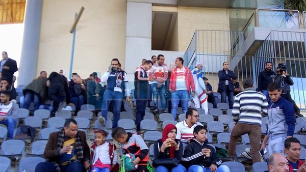 جماهير الزمالك تتوافد