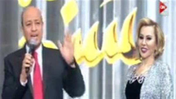 عمرو أديب وماجي فرح