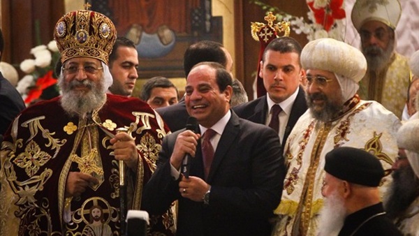 تهنئة السيسي للأقباط