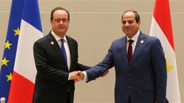 أولاند يشكر السيسي