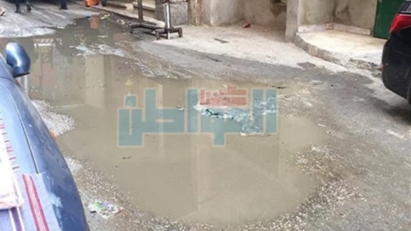 كسر ماسورة مياه