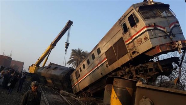 احدى حوادث القطارات
