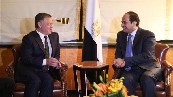 السيسي والعاهل الأردني