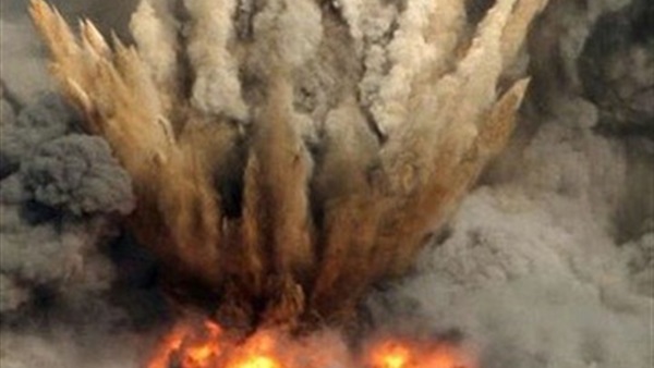 انفجار هائل بالعريش