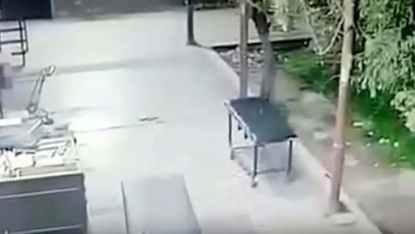 لقطات مخيفة داخل