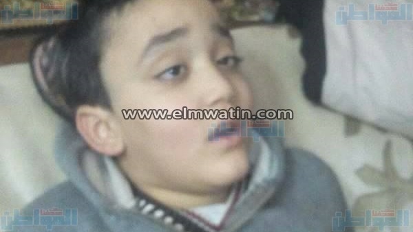 الطفل المصاب 
