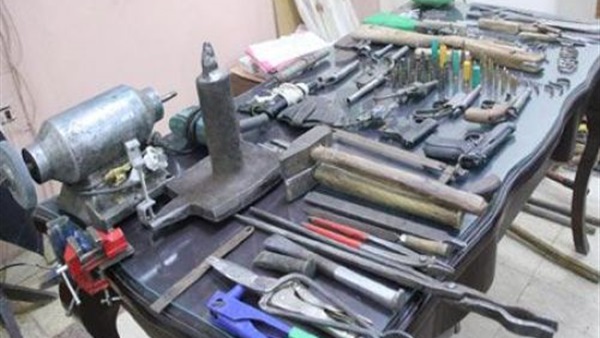 ضبط ورشة لتصنيع الأسلحة