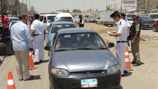 مرور الجيزة يضبط