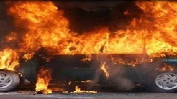 انفجار مدرعة شرطة