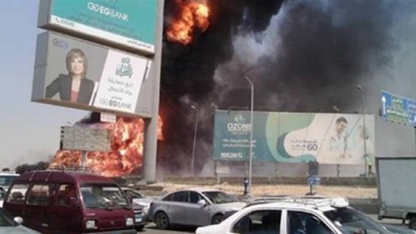 انفجار خط الغاز