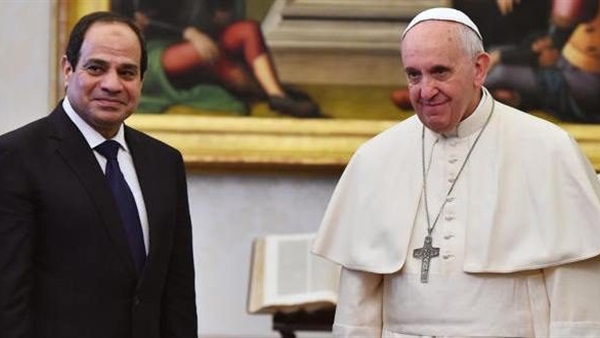 الرئيس السيسي والبابا