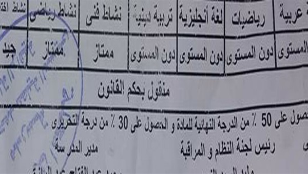بيان النجاح