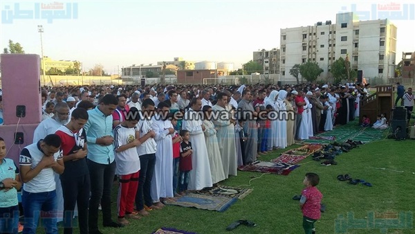 صلاة العيد في الوادي