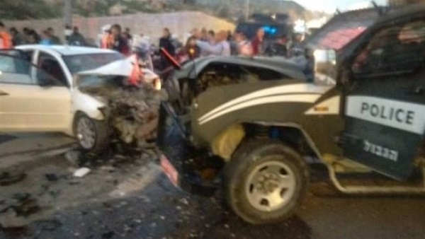 حادث تصادم جنوب الضفة