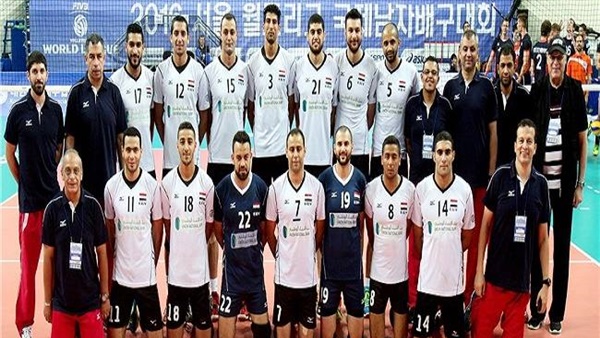 لاعبي منتخب مصر للطائرة