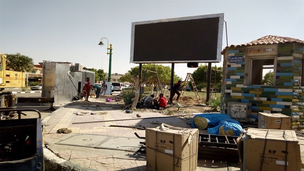 تركيب شاشات عرض