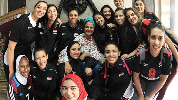 لاعبات منتخب مصر