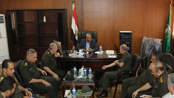 محافظ المنوفية والوفد