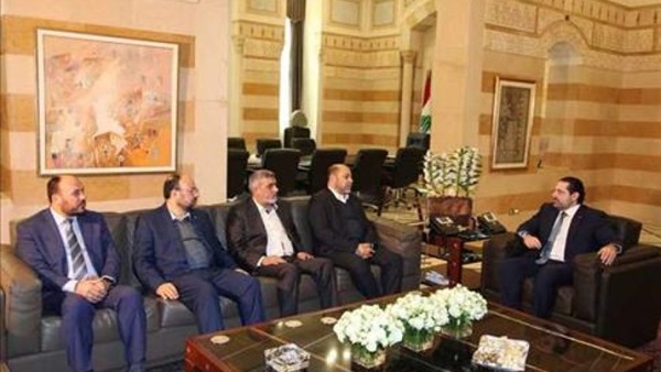 وفد حماس وسعد الحريري