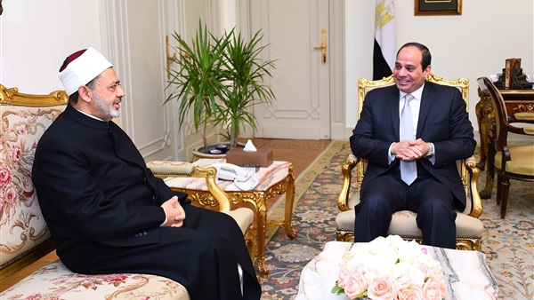 الرئيس السيسي وشيخ