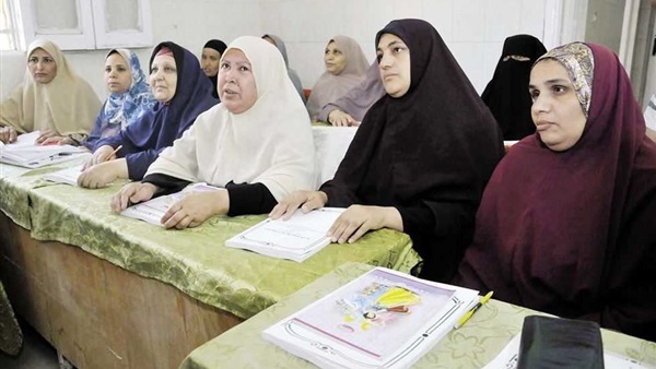 فصول محو الامية بالمنيا