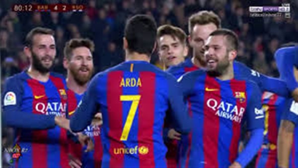 لاعبي برشلونة