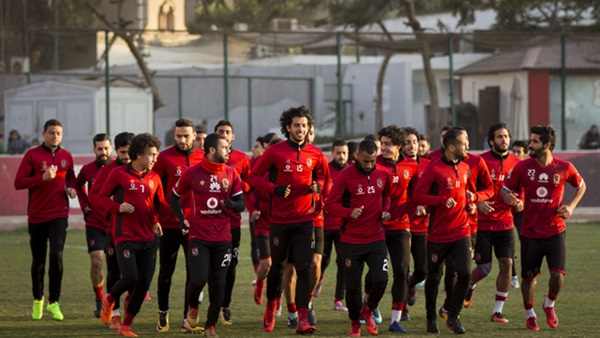 لاعبي الاهلي في المران