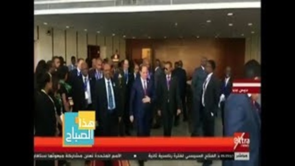 وصول الرئيس السيسي