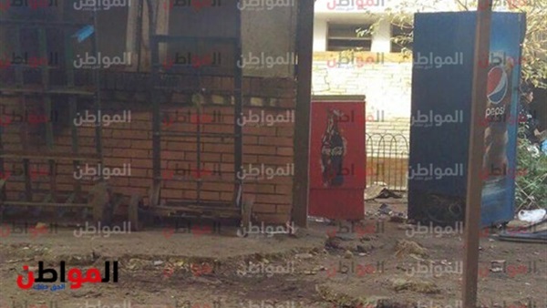 آثار حريق حديقة الحيوان