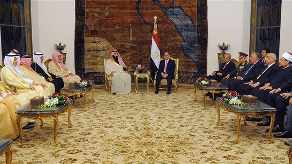 السيسي مع ولي العهد