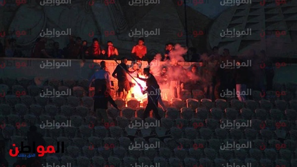 صورة من أحداث المباراة