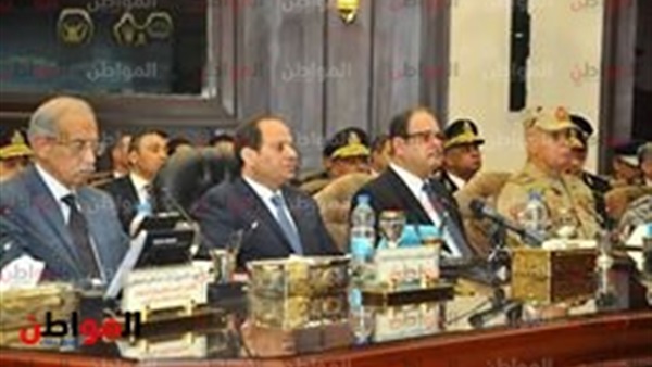 اجتماع السيسي بقيادات
